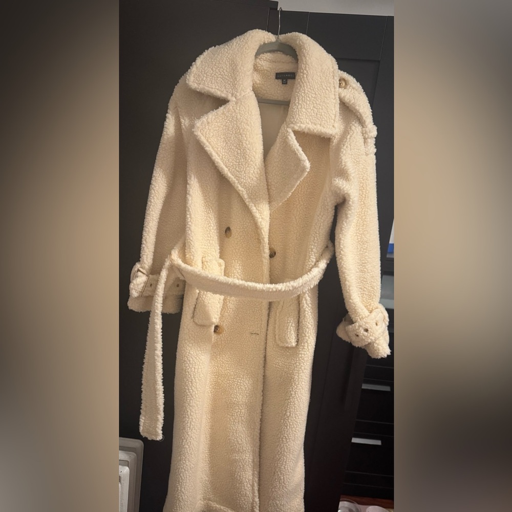 JLUXLABEL Cream Teddy Jacket